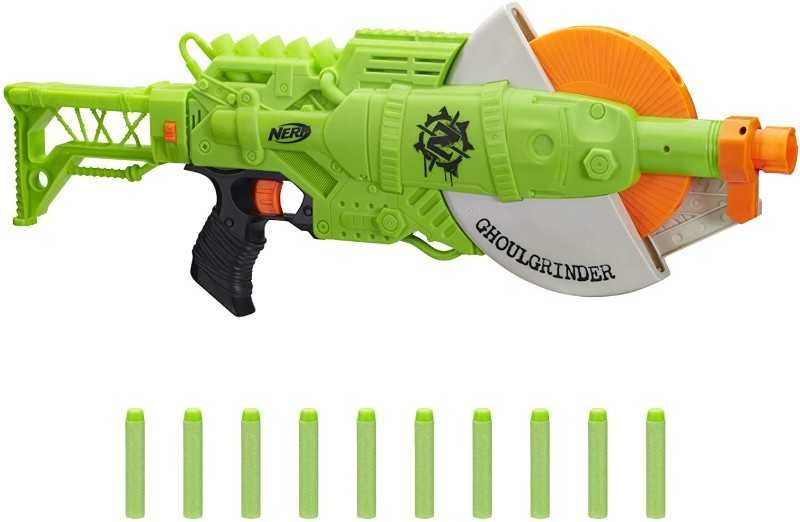 Nerf Ghoulgrinder Бластер зомби страйк E6184 Zombie strike blaster