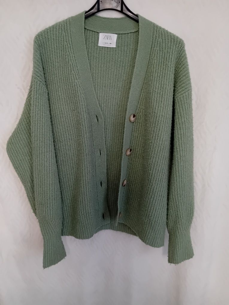 #Zara sweter zielony 164 oversize