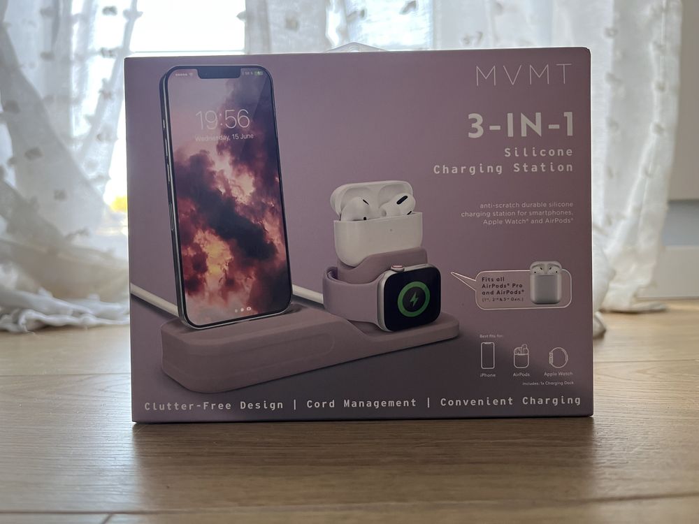 Stacja ładująca do iPhone, iwatch oraz airpodsow nowa