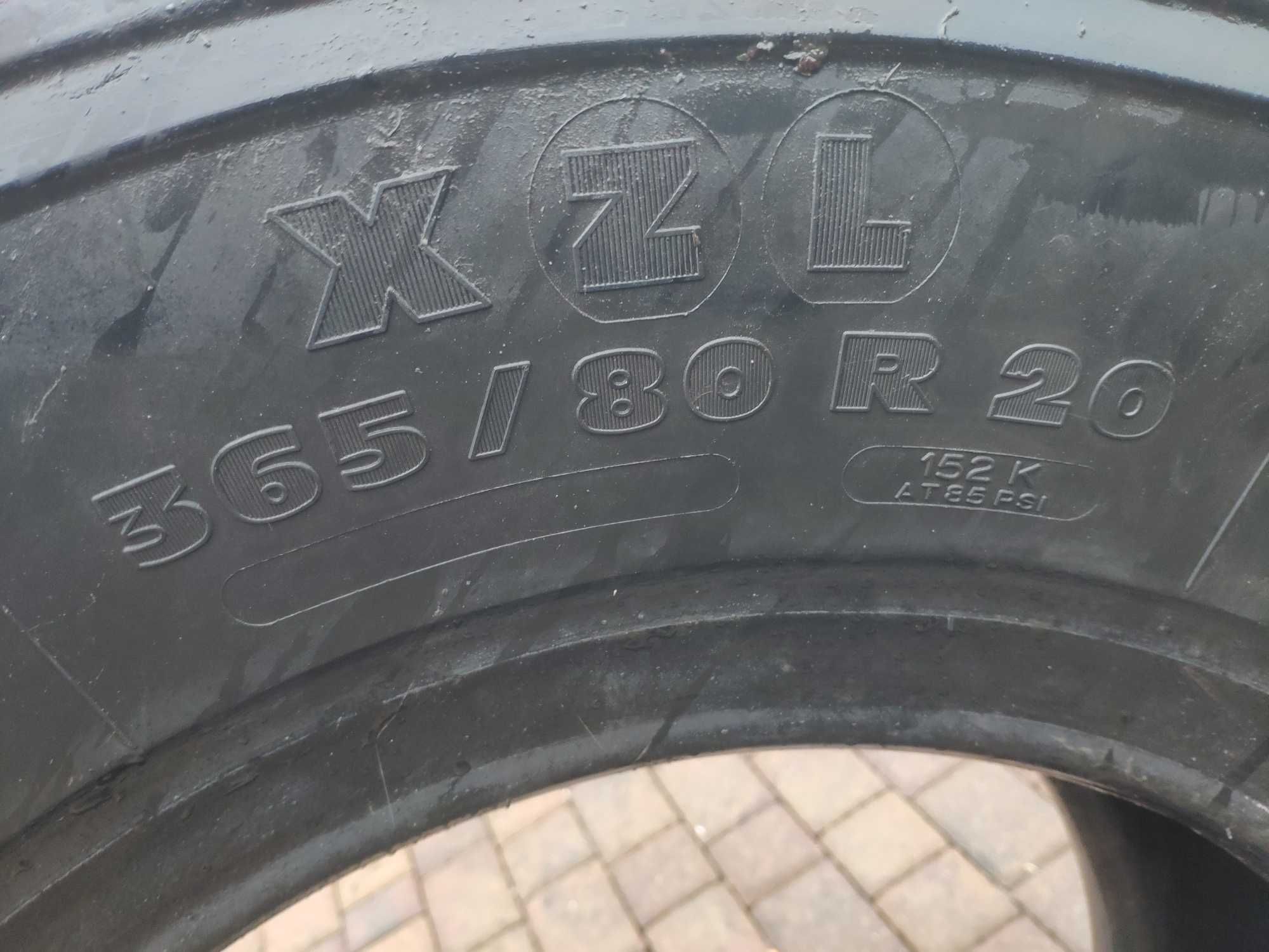 Opona Opony 365/80R20 MICHELIN 152K 14R20 365/80-20 XZL para 2szt