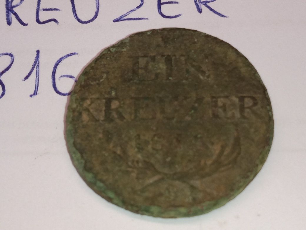 Stara moneta Ein kreuzer 1816