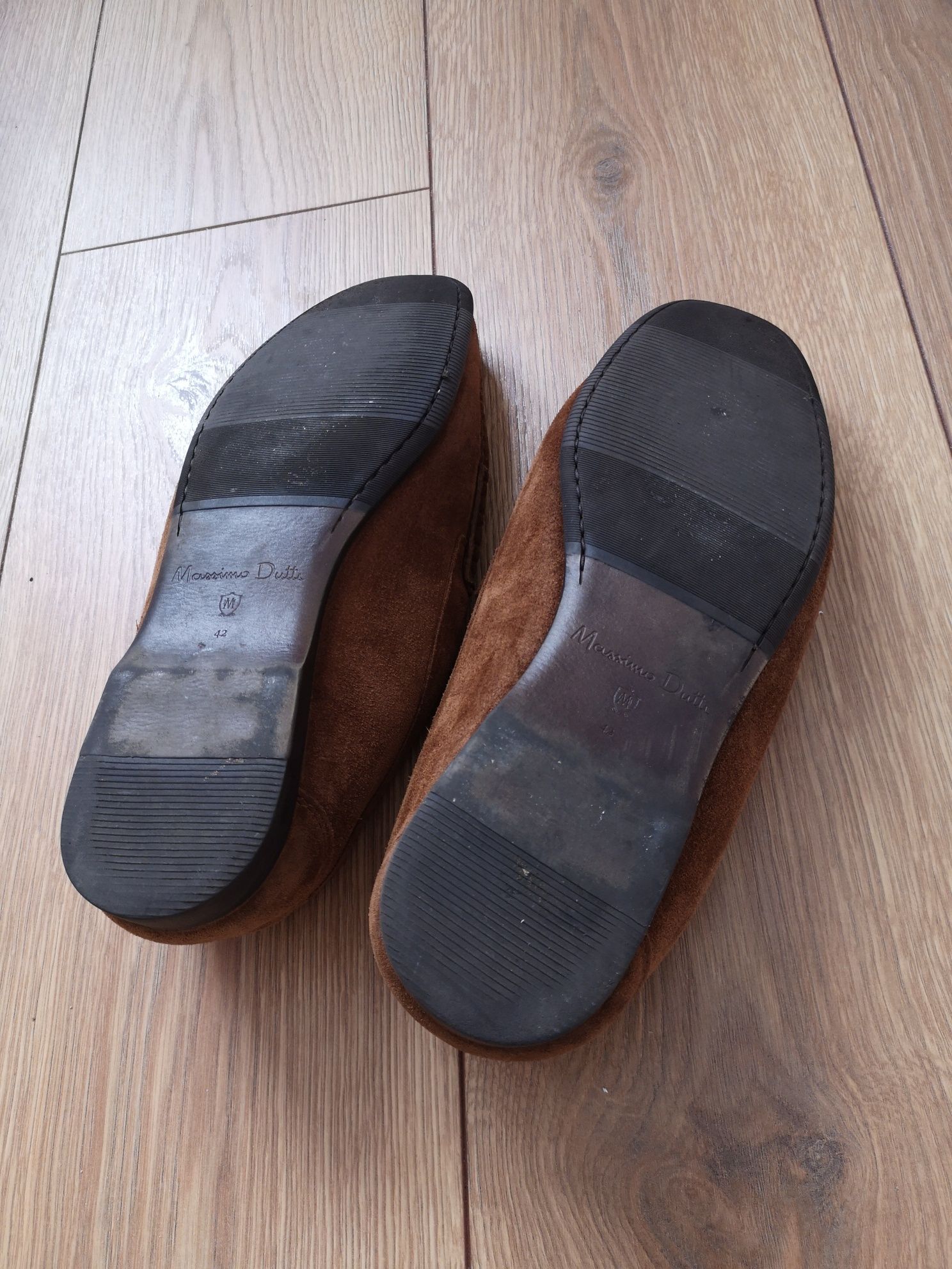Mokasyny massimo dutti skóra zamsz wygodne