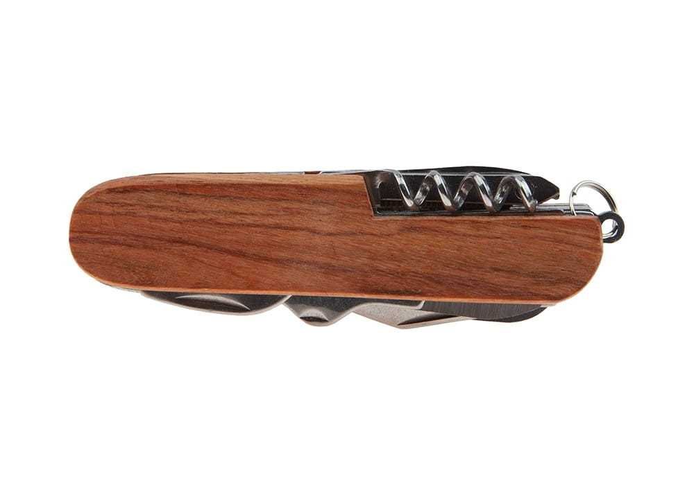 Scyzoryk drewniany kieszonkowy nóż składany multitool BSH MT032