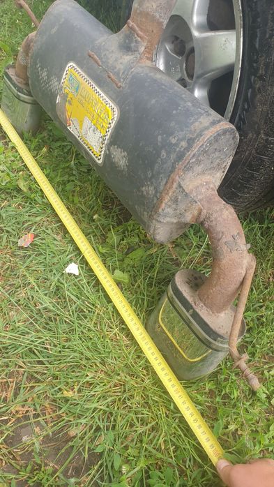 Выхлопна труба Прямоток. Гольф. Golf 5 Обвес. Бампер. Юбка