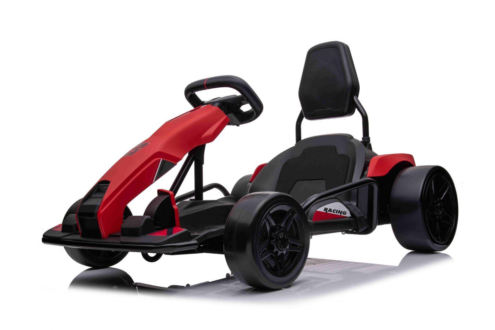 Driftujący 2x150W Auto Gokart na akumulator dla dzieci Czerwony