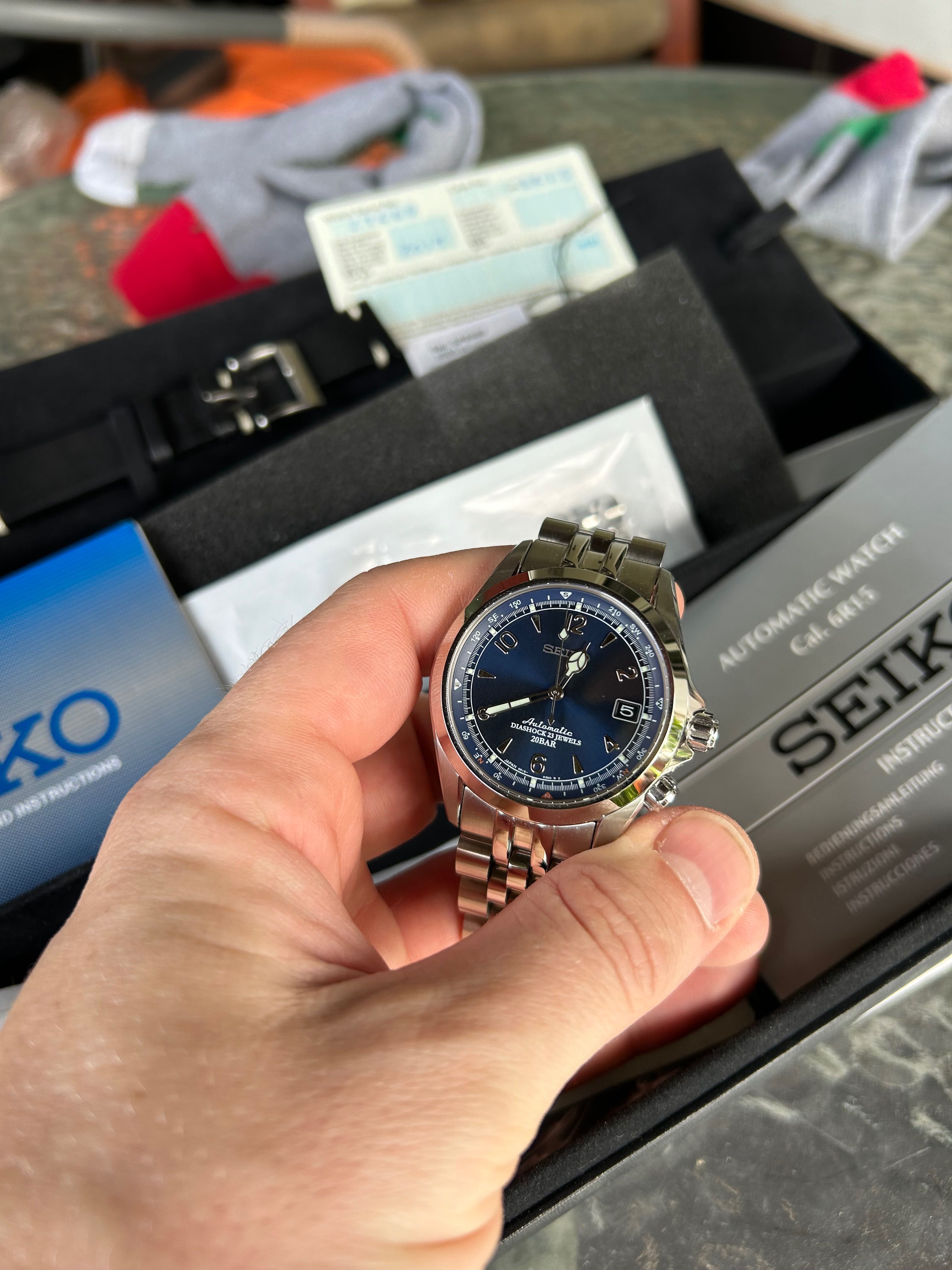 Seiko spb 089 blue alpinist limitowany hodinkee