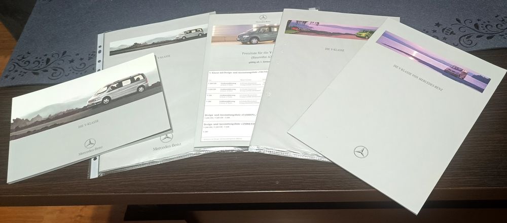Prospekty, Cennik Mercedes w638 V-klasse