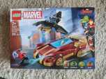 Lego Super Heroes 76310 Auto Iron Mana i Czarna Pantera vs Red Hulk