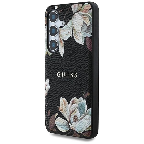 Etui Guess Grained Printed Flower Pattern MagSafe do Samsung Galaxy S2