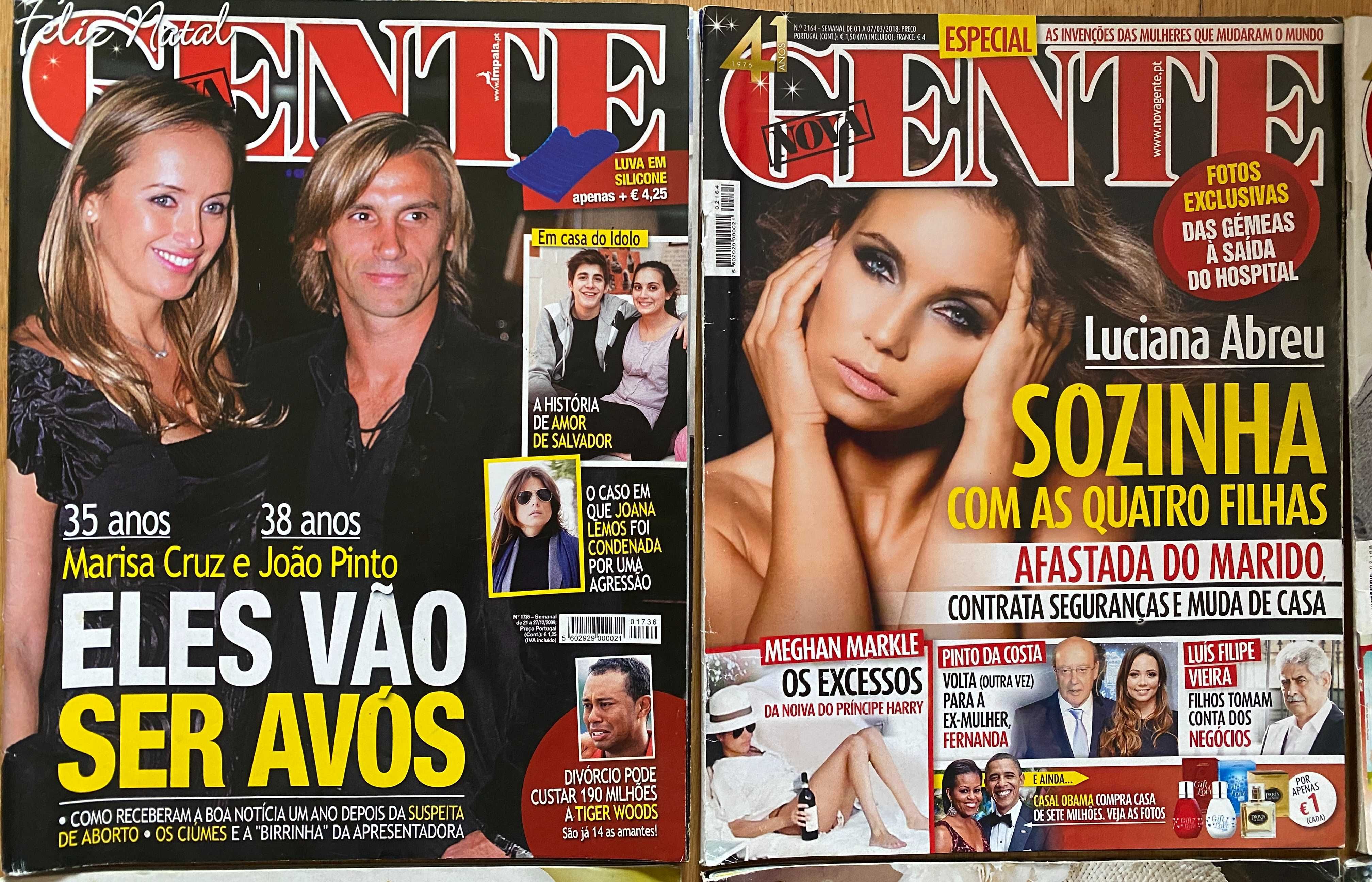 Lote de 8 revistas Nova Gente