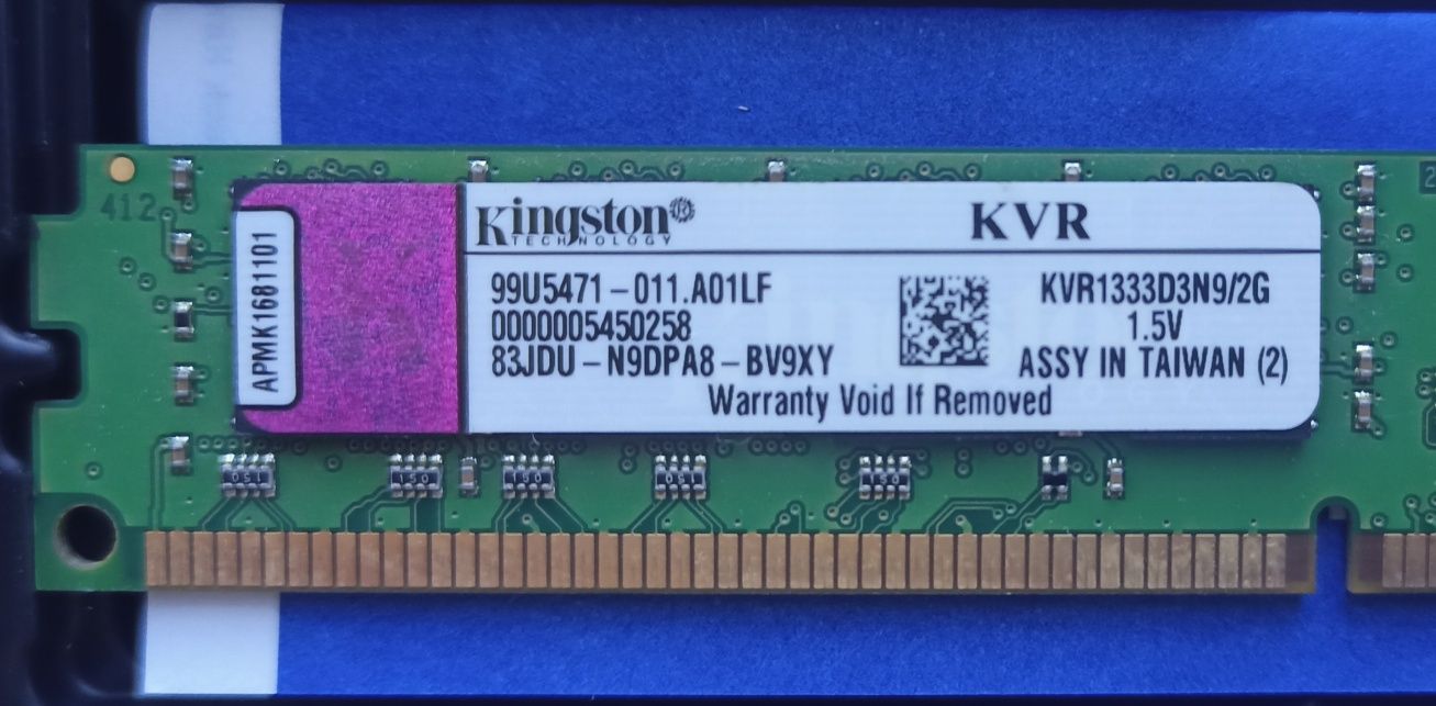 Оперативная память 2gb ddr3 1333 10600 (4шт)