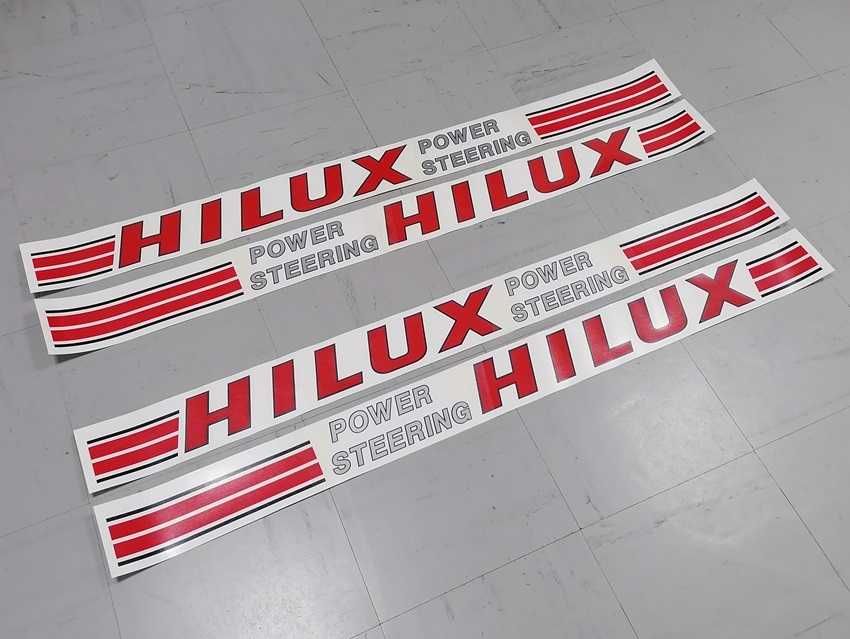 Autocolantes/Stickers para Toyota Hilux Power Steering 4WD Xcab