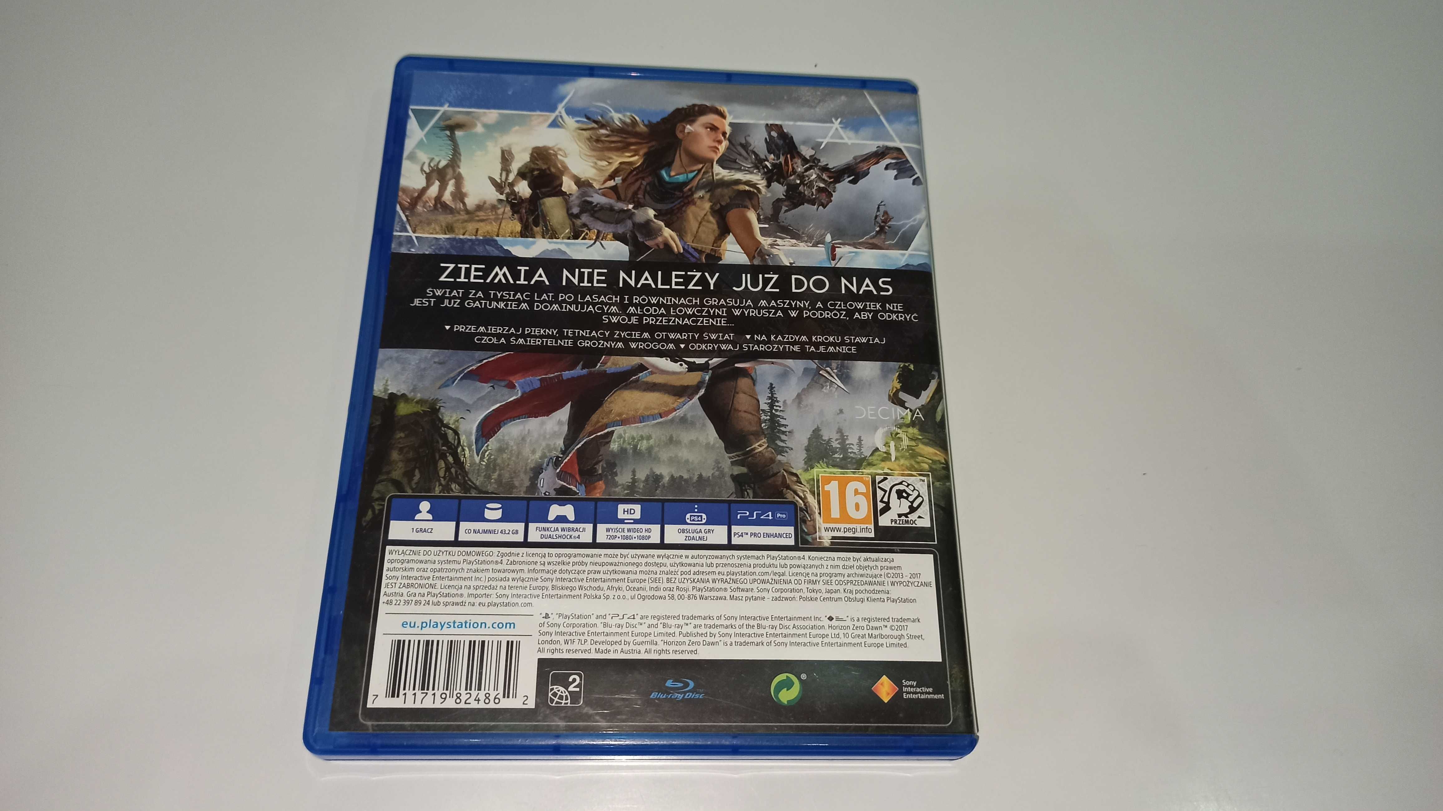 ps4 HORIZON ZERO DAWN po polsku, okładka polska wydanie PREMIUM