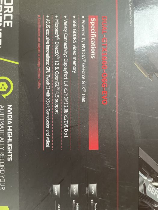 Grafika Nvidia 1660
