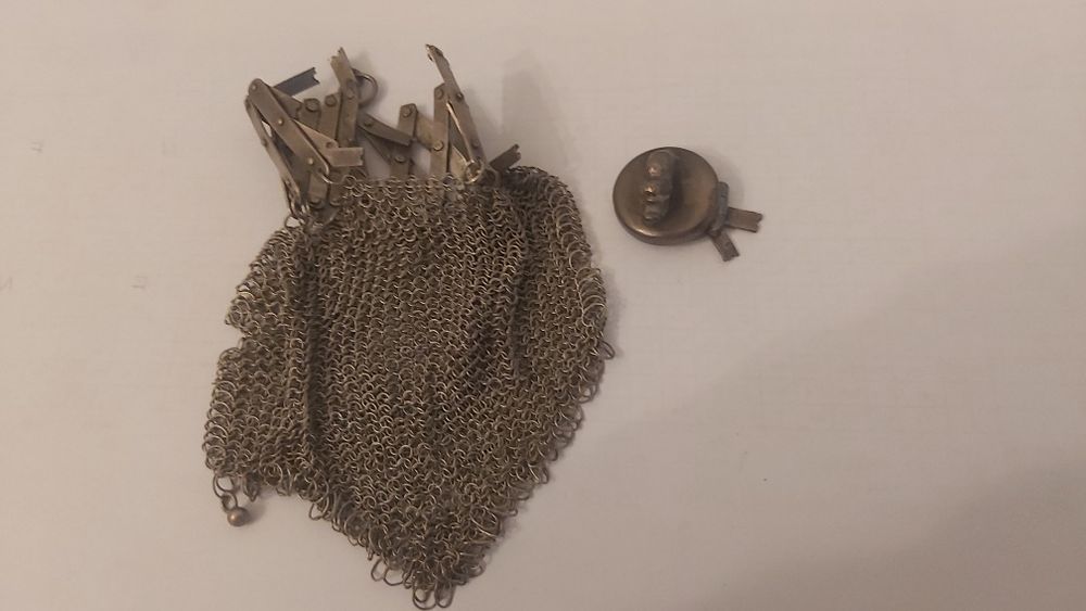 Pratas - Colheres e porta moedas antigo