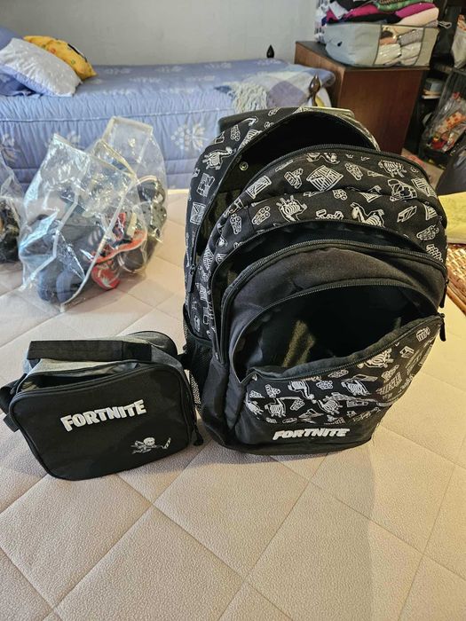 Mochila e lancheira térmica Fortnite