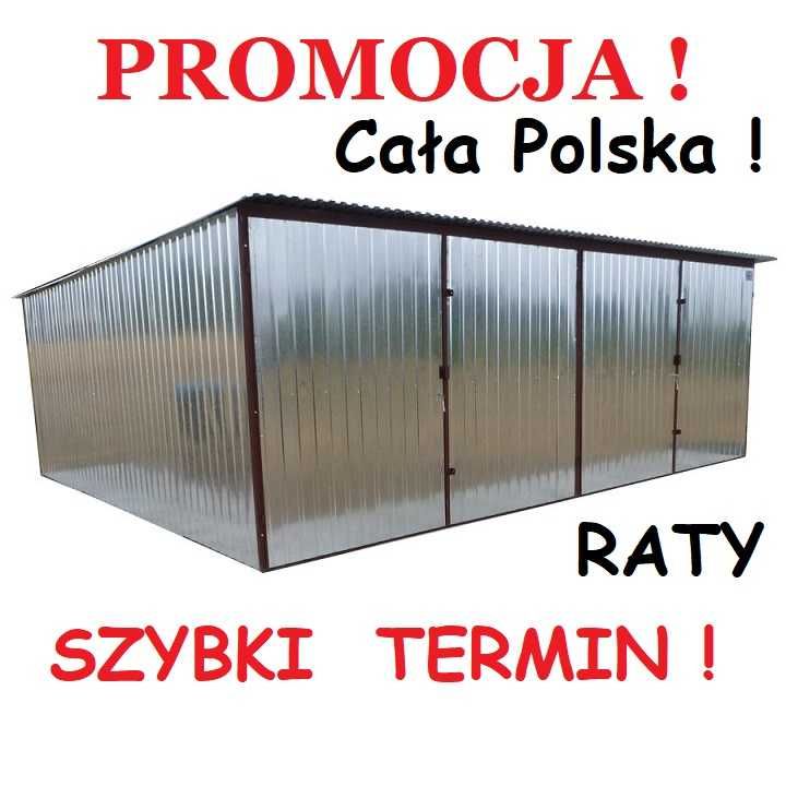 Garaż blaszany * Garaże blaszane WZMOCNIONE Cała Polska SZYBKI TERMIN!