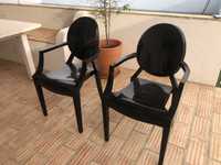 2 Cadeiras LOUIS GHOST Philippe Starck Kartell