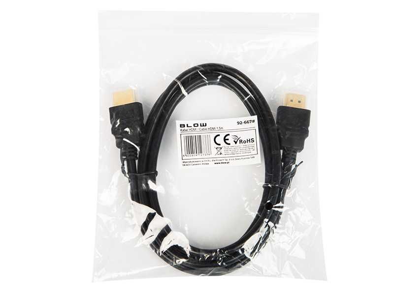 Tuner Dekoder DVB-T2 TV naziemnej BLOW 4625FHD + gratis kabel HDMI