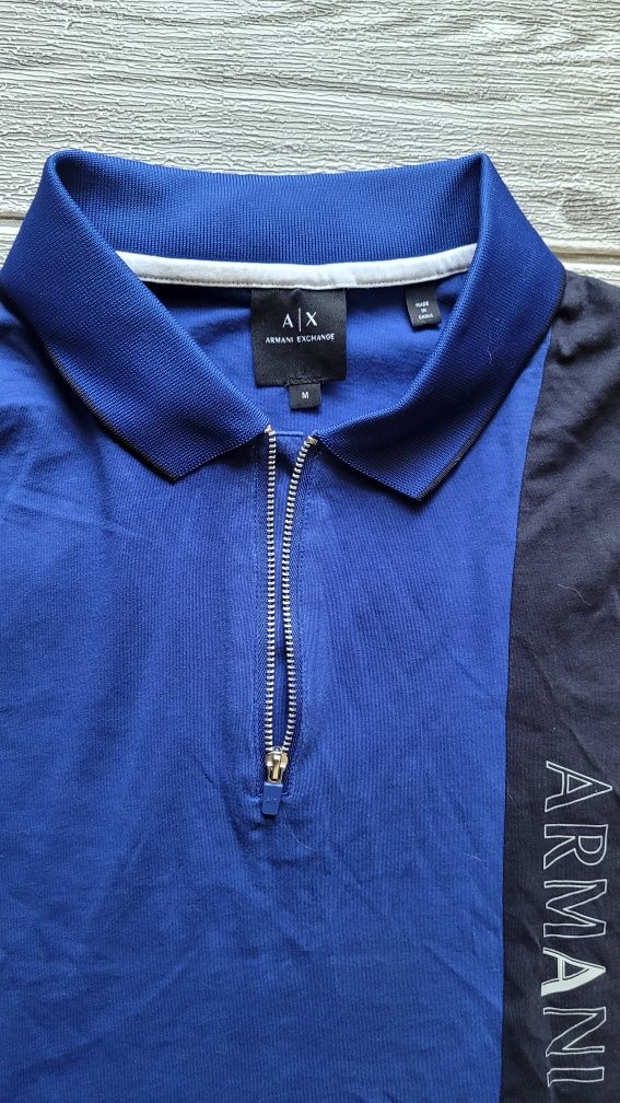 Koszulka polo Armani Exchange męska stylowa sportowa t-shirt lekka S M