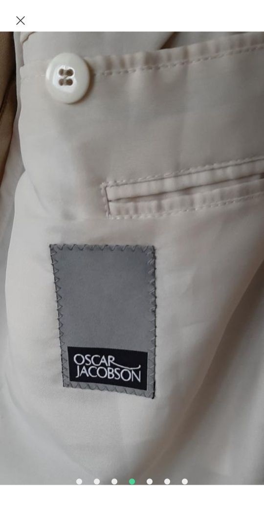 Оригинал! Дорогой мужской пиджак котоновый M-L  Jacobson bogner