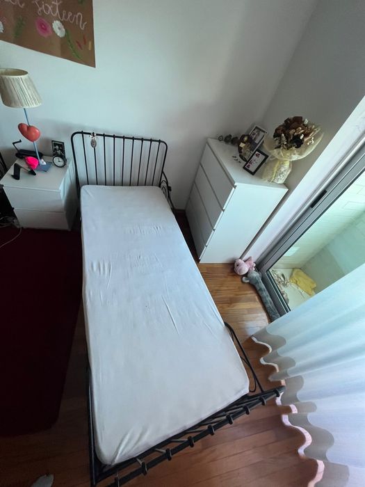 Cama Solteiro IKEA - Colchão Incluído