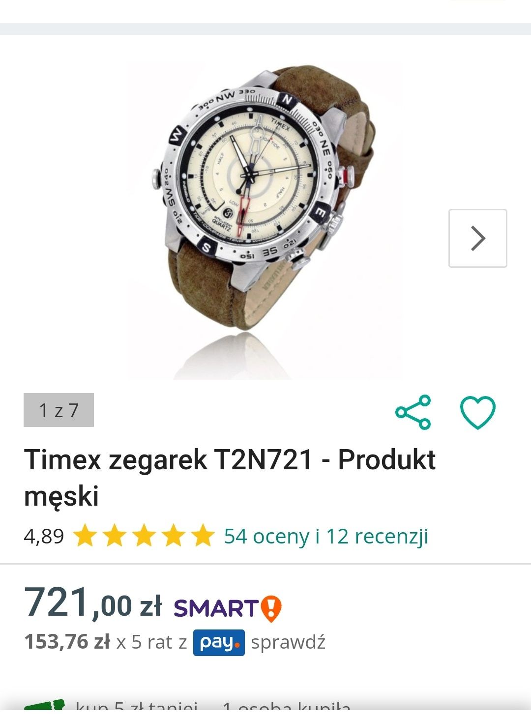 Timex quartz 1854 stan idealny