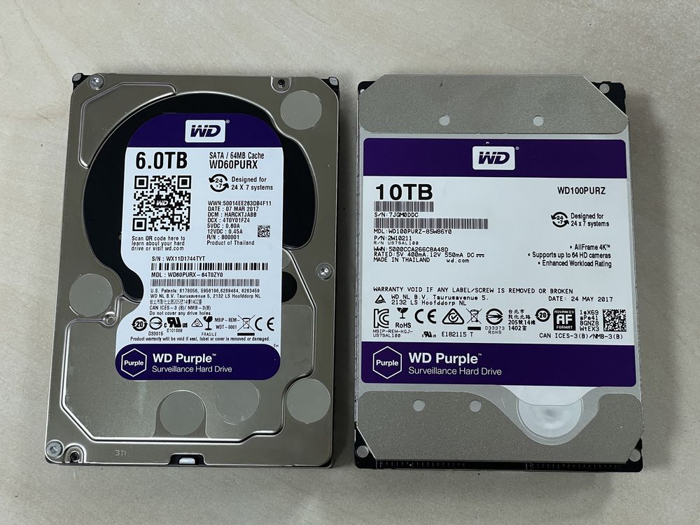 Жорсткий диск WD 10Tb - WD100PURZ Western Digital Purple