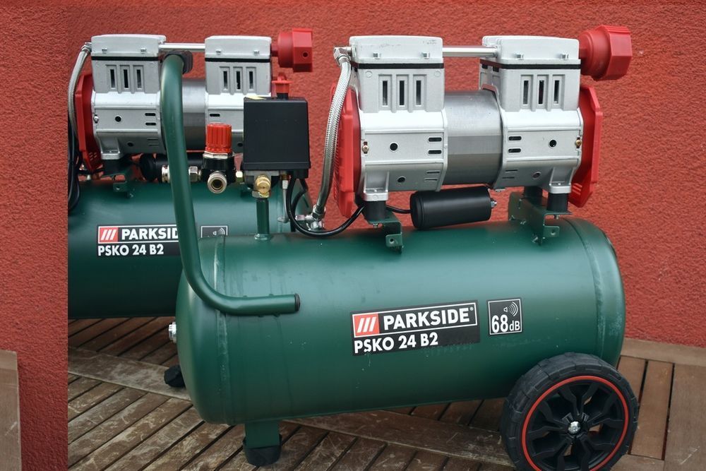 Kompresor cichy wyciszony Parkside PSKO 24 B2