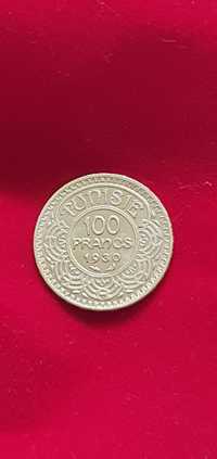 Moneta 100 frankow zlota