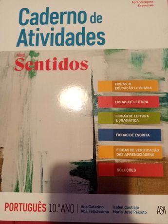 Novo Sentidos caderno de atividades 10° ano Português
