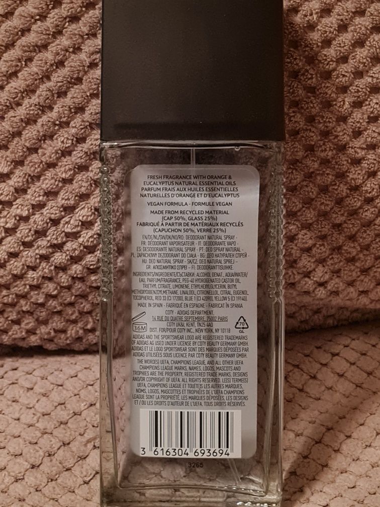 dezodorant w sprayu dla mężczyzn, 75 ml Adidas