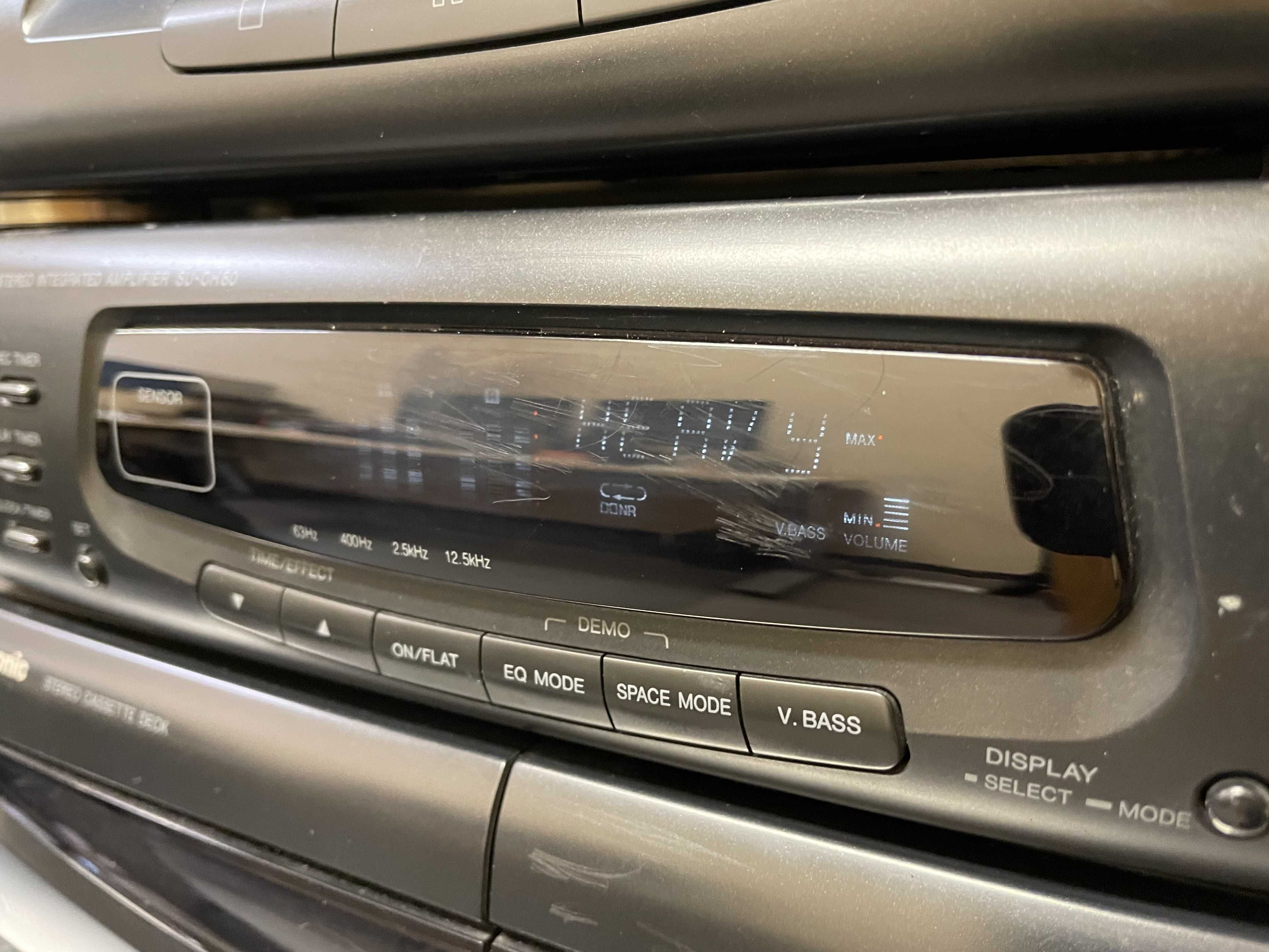 Kultowy PANASONIC wieża stereo SL-CH80, SU-CH80 + kolumny SB-CH80