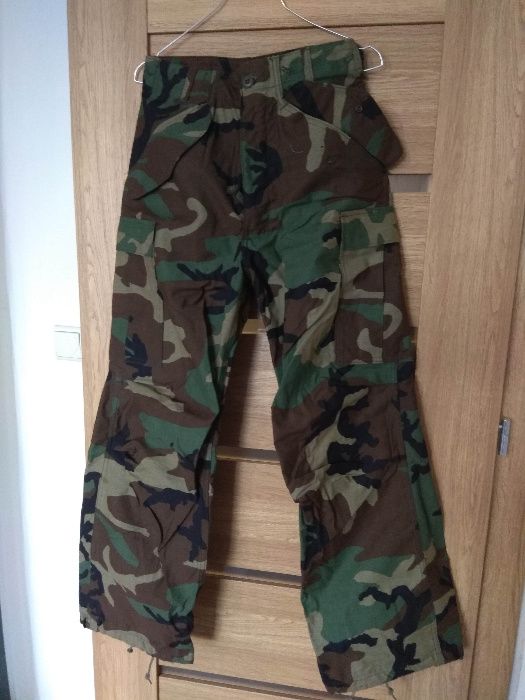 spodnie usarmy m65 woodland x-small-regular kontraktowe nowe