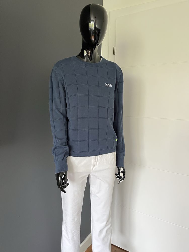 Hugo Boss r. M niebieski sweter