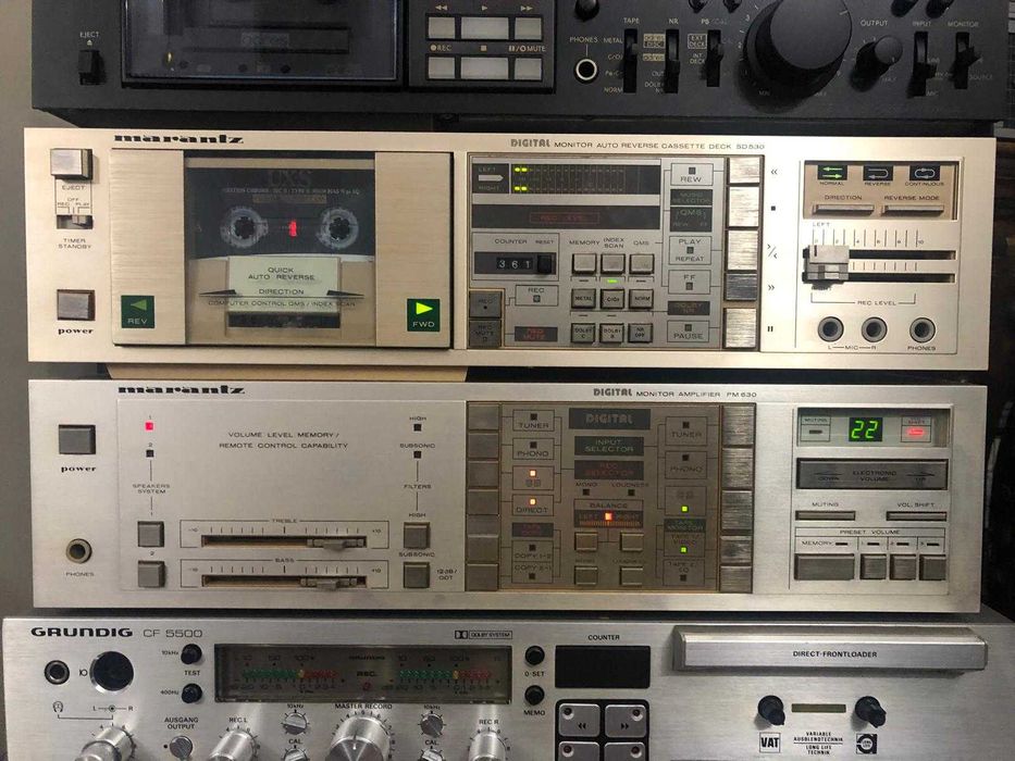 Zestaw audio Marantz  PM630 + SD530  klasyka lat 80. w świetnym stanie