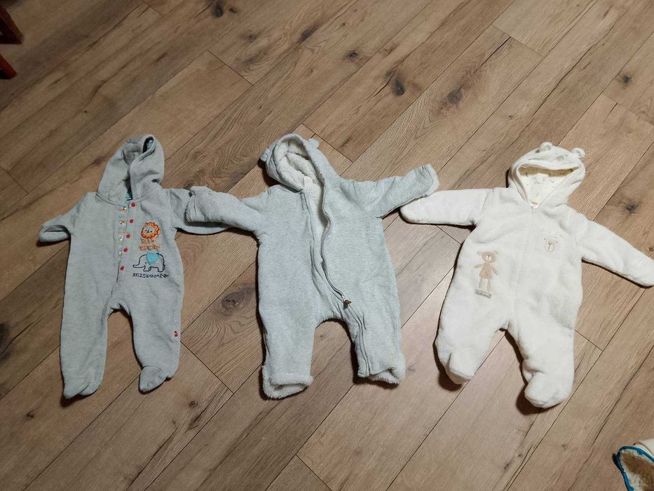 3 комбінезони в ідеальному стані. 0-6 міс.