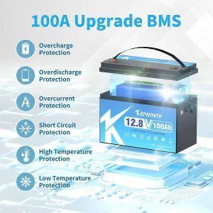 Акумулятор Kepworth LiFePO4 12V/100AH (1280W*h) 332mm + зарядка