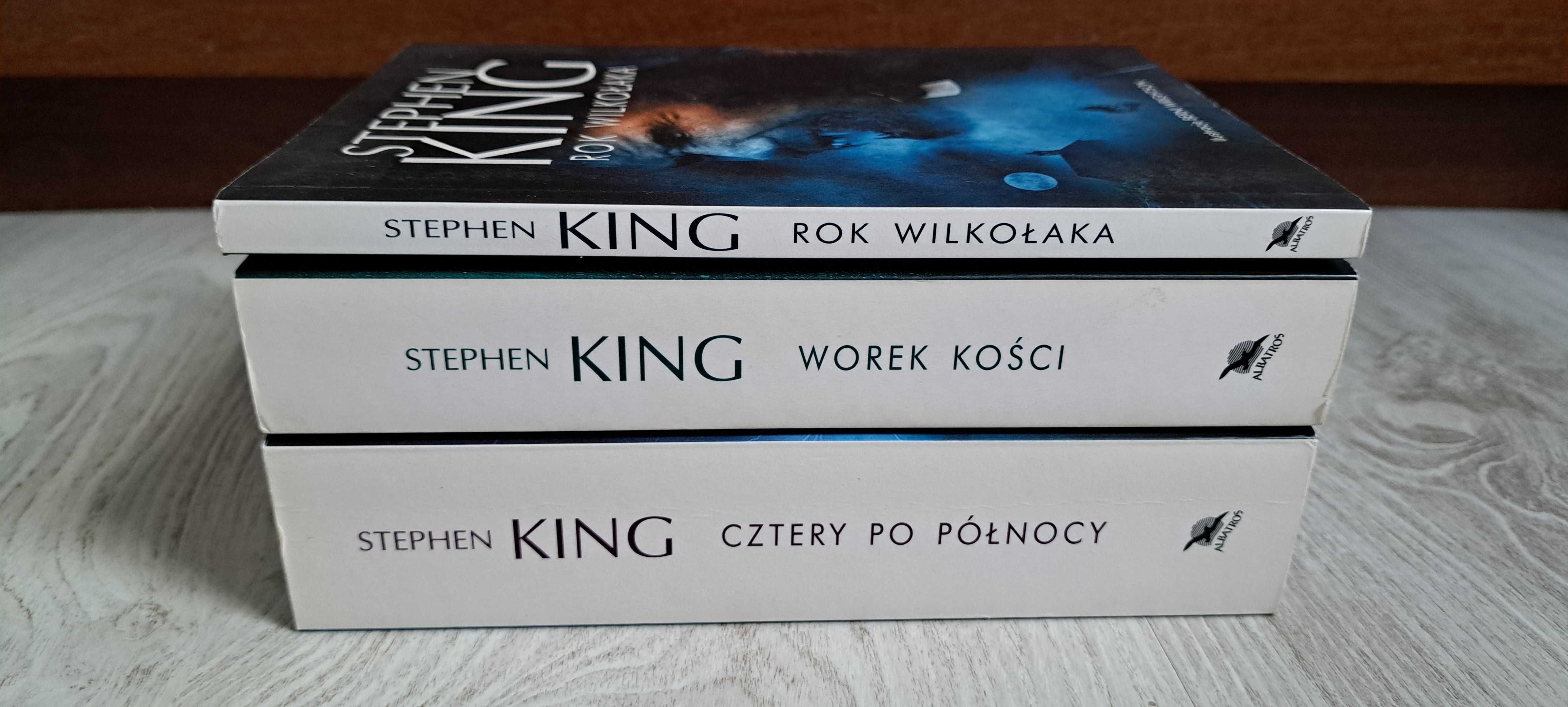 3x Stephen King Rok Wilkołaka + Cztery po północy + Worek kości   BDB