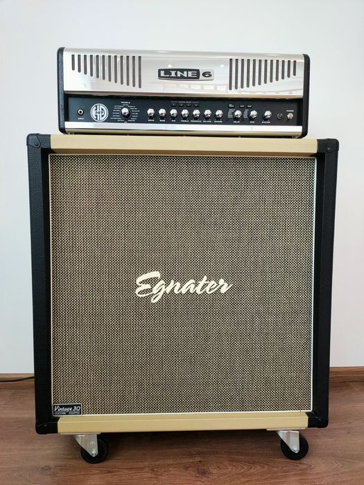 Гітарний кабінет/стек "EGNATER" Tourmaster 412B + голова LINE6 HD 147