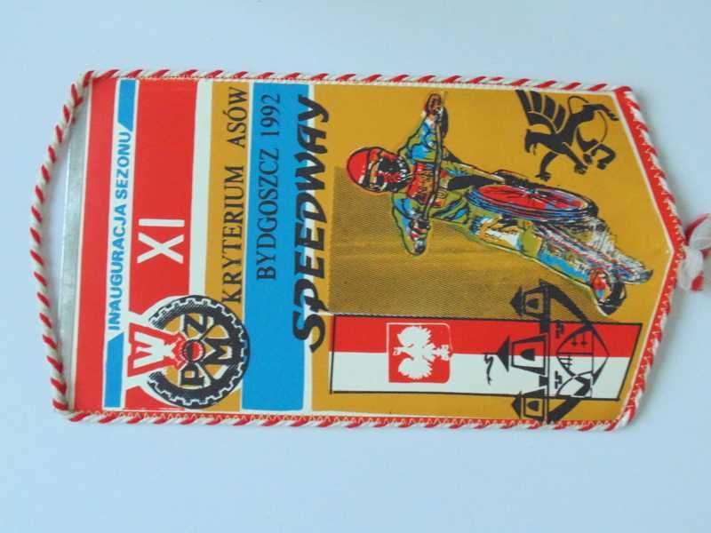 Proporczyk XI Kryterium Asów PZM Bydgoszcz 1992 Speedway