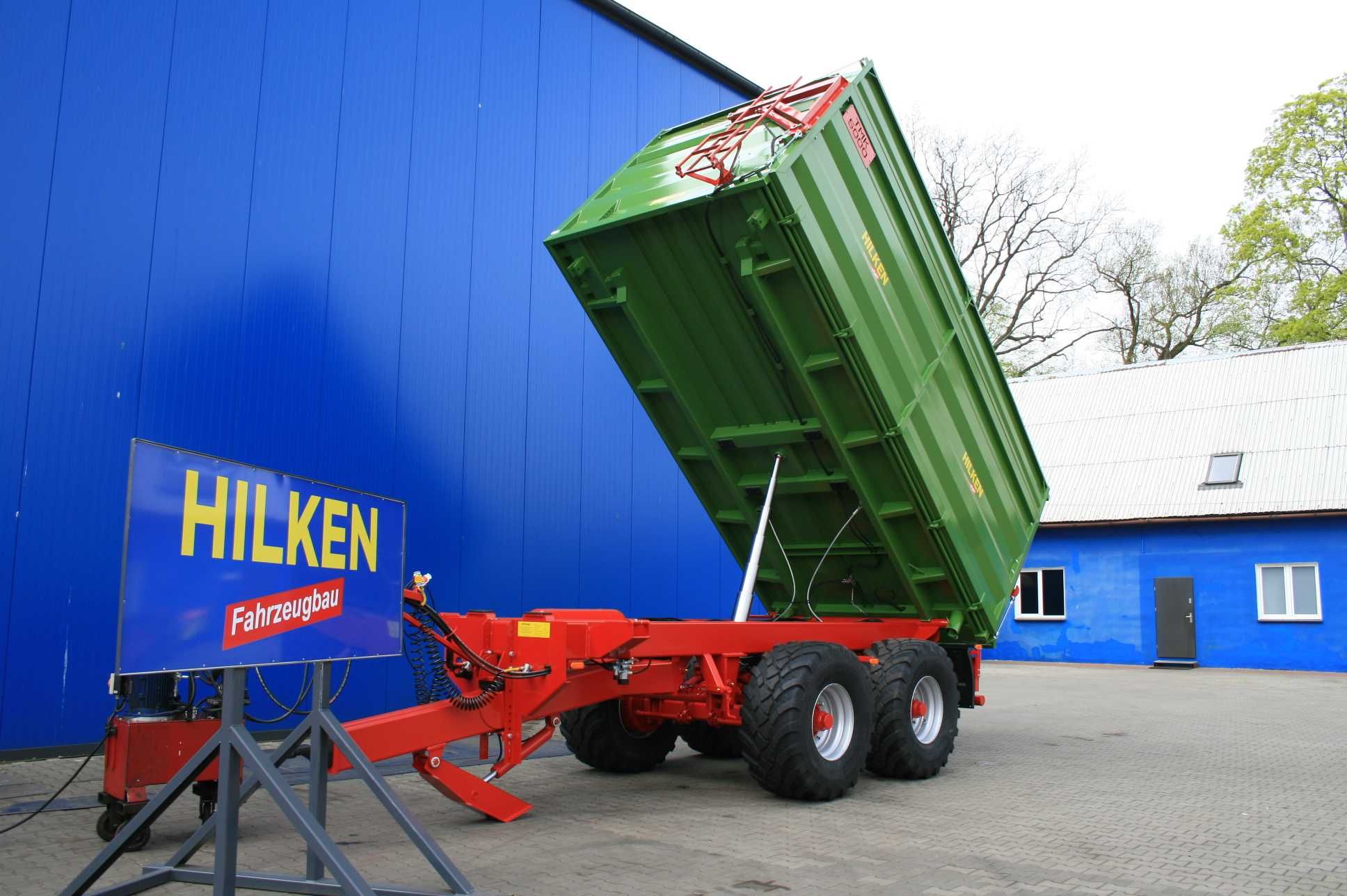 NOWA przyczepa TMK5000 od HILKEN, opony 560/60R22,5, hydr.klapa boczna