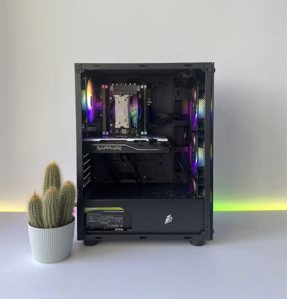 Топовий ігровий ПК! RX6500XT,Intel i7 9700 12 ядер! Игровой компьютер!