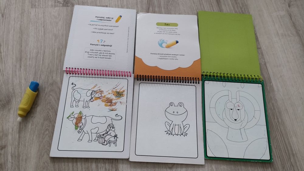 Książeczki z pisakiem wodnym