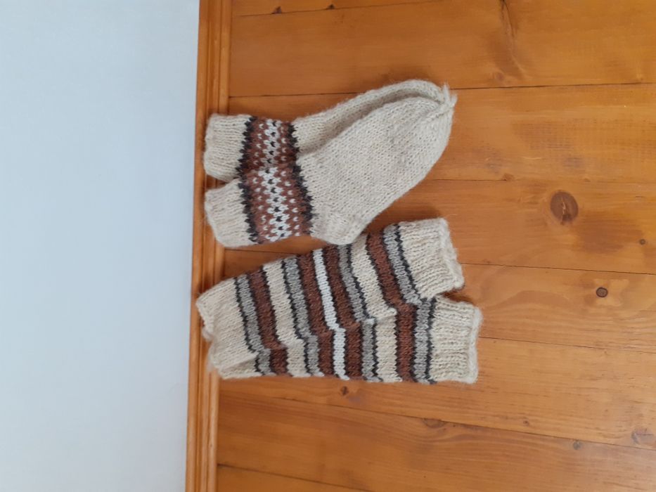 Гетры, носки из натуральной овечьей шерсти шерсти