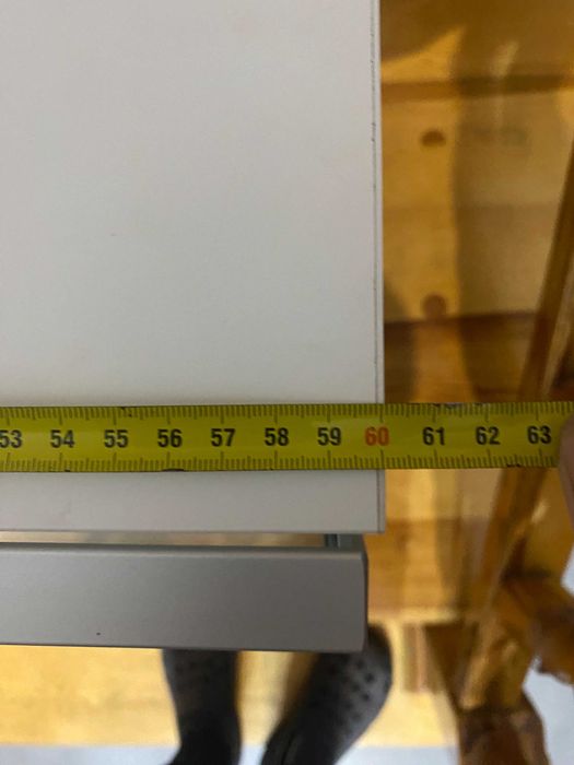 Biała szafka wisząca przeszklona-jak nowa