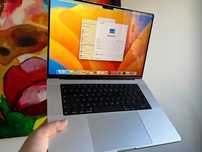 Laptop APPLE MACBOOK PRO 16 A2485 M1 PRO 32GB 512GB SSD NVMe Ideał Fv