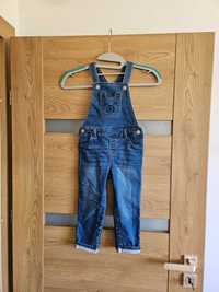 Dżinsowe ogrodniczki jeans dziecko 3 lata