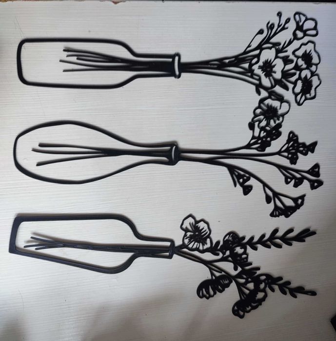 Декор на стену в виде цветов