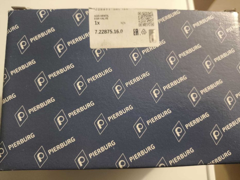Sprawny zawór EGR Pierburg 7.22875.16.0 Astra Corsa Meriva + uszczelki
